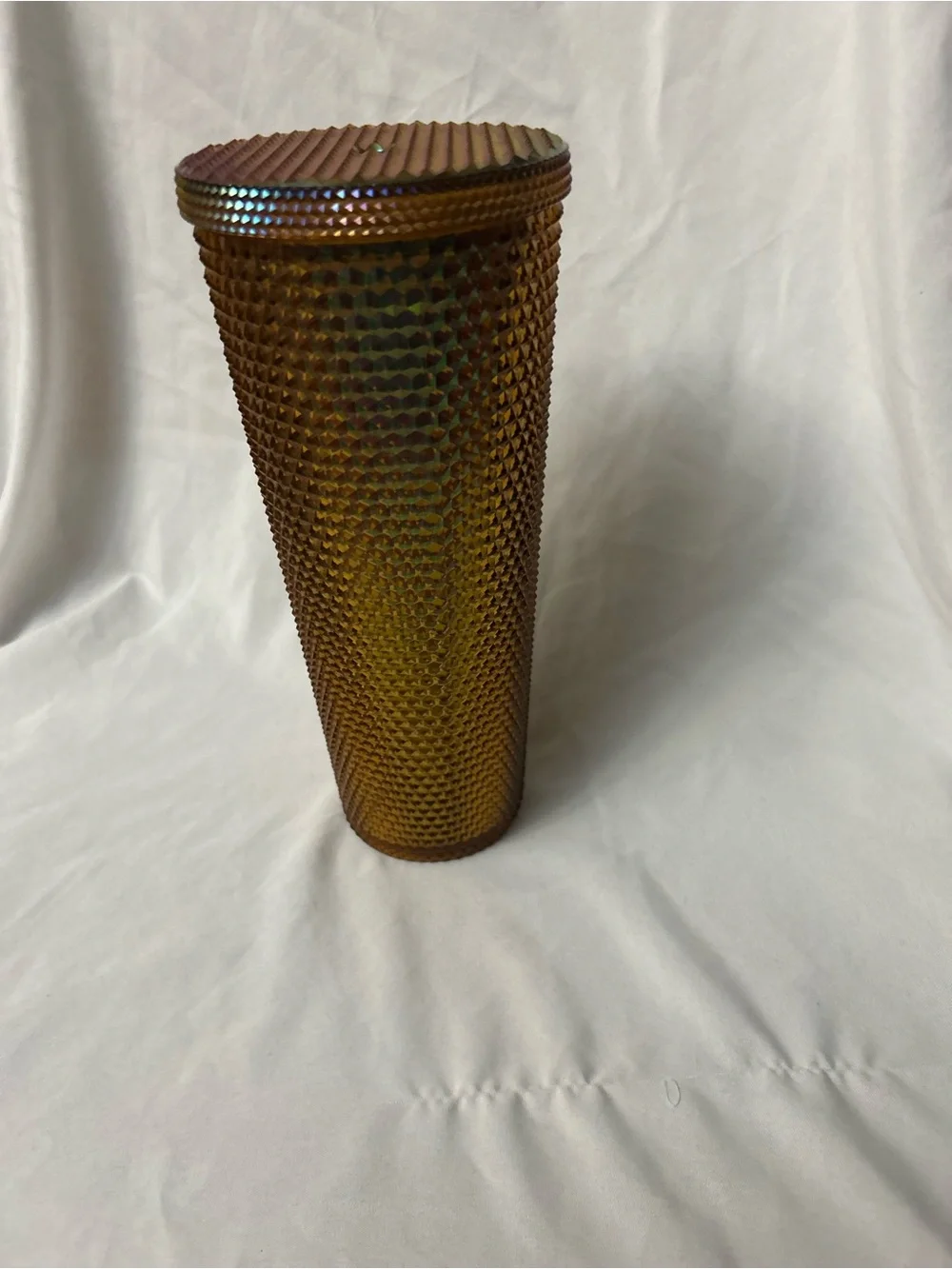 Starbucks Iridescent Amber Studded Tumbler